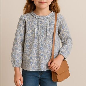 Fleurisse Liberty of London Floral Blouse‎ | Girl’s 8Y